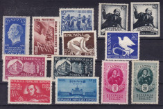 ROMANIA 1948/1957 , LOT SERII SI TIMBRE , MNH foto