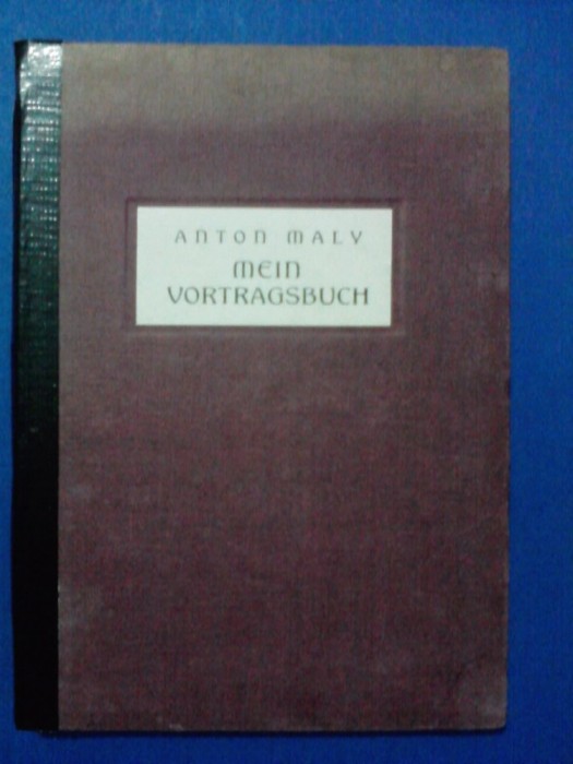 Mein Vortragsbuch - Anton Maly / R2F