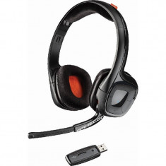 Casti gaming Plantronics Gamecom 818 Wireless Black foto