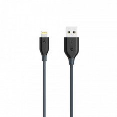 Cablu de date Anker PowerLIne Apple official 1,8 metri MFi Gri foto