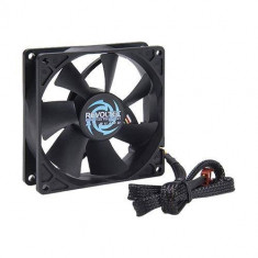 Ventilator pentru carcasa Revoltec AirGuard 92mm negru foto