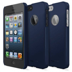 Husa Protectie Spate Ringke Slim SF Navy Logo Cut plus folie protectie display pentru iPhone 5/5s/SE foto