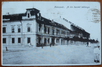 Cluj , 1922 , carte postala scrisa de scriitorul Ion Dragoslav din Falticeni foto