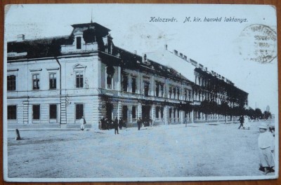 Cluj, 1922, carte postala scrisa de scriitorul Ion Dragoslav din Falticeni foto