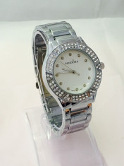 Ceas Dama Kors Pandora Argintiu White Silver Edition Elegant + Cutie cadou foto