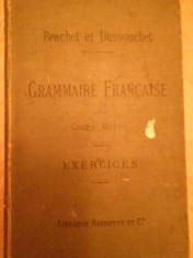 Nouveau Cours De Grammaire Francaise Cours Moyen Exercices Su - A. Brachet J. Dussouchet ,138782 foto