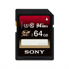 Card Sony SDXC 64GB Class 10 UHS-I U3 foto