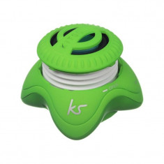 Boxa portabila KitSound Invader Green 3W foto