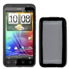 Husa Protectie Spate Celly GELSKIN168B neagra pentru HTC EVO 3D foto