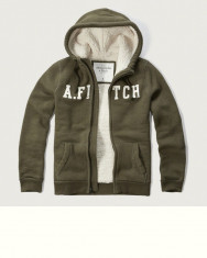 ABERCROMBIE &amp;amp; FITCH HANORAC CAPTUSIT BLANA foto