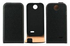 Husa Flip Cover OEM THHTCDESI310NEG neagra pentru HTC Desire 310 foto