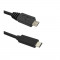 conectica Qoltec Cablu USB 3.1 type C Male - Micro USB 2.0 Male 1.2m Black