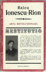 Raicu Ionescu-Rion - ARTA REVOLUTIONARA foto