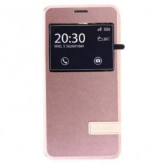 Husa flip S-View Usams Muge Series Samsung Galaxy J5 (2016) J510 Rose Gold foto