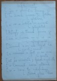 Manuscris Eugen Jebeleanu; Poezia Sfaramat, 3 pagini