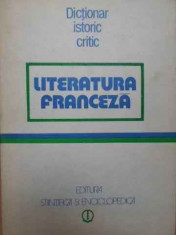 Literatura Franceza Dictionar Istoric Critic - Elena Brateanu Luminita Ciuchindel Elena Gorunescu,157319 foto