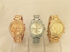 Ceas Dama Michael Kors Gold White Rose Edition Elegant + Cutie cadou foto