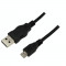Cablu Logilink CU0034 USB 2.0 A Male - Micro USB 2.0 B Male 1.8 m negru