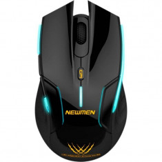 Mouse gaming Newmen E500 wireless black foto