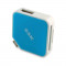Card reader SSK SCRM068 OTG USB 2.0 Blue