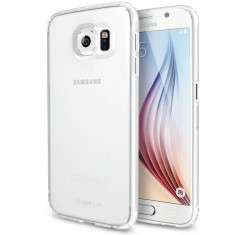 Husa Protectie Spate Ringke Slim Frost White plus folie protectie pentru Samsung Galaxy S6 foto