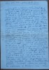 Manuscris Fanus Neagu ; Sub un castan dintr-o gradina de la Sosea, 2 pagini
