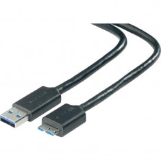 Cablu de date Belkin F3U166CP1.8M black USB3.0 - microUSB 3.0 - 1.8m foto