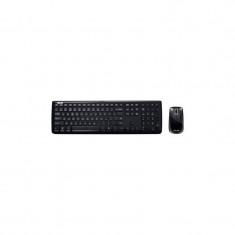 Kit tastatura si mouse Asus W3000 Wireless Chiclet Black foto