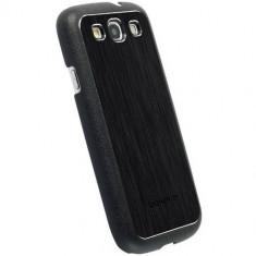 Husa protectie pentru spate Krusell 89748 Bioserie Alucover neagra pentru Samsung Galaxy S3 i9300 foto