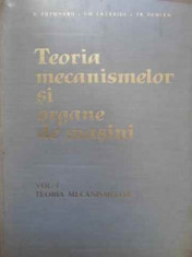 Teoria Mecanismelor Si Organe De Masini Vol.i Teoria Mecanism - D. Tutunaru Gh. Lazaride Tr. Demian ,159644 foto