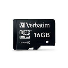 Card Verbatim microSDHC 16GB Clasa 4 foto