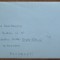 Carte postala scrisa de poetul Ion Caraion catre Geo Dumitrescu, cu plic