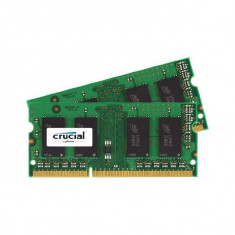Memorie laptop Crucial 16GB DDR3 1600 MHz CL11 Dual Channel Kit foto