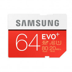 Card Samsung SDXC EVO Plus 64GB Clasa 10 UHS-I U1 foto