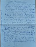 Manuscris Fanus Neagu ; Mingea trece, omu nu ! 5 pagini olografe semnate