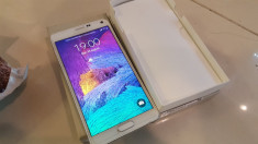 SAMSUNG GALAXY NOTE 4 N910F LA CUTIE, ALB, 4G, 32GB, LIBER RETEA foto