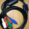 Cablu ps2/ ps3 component - 5 rca-uri, nou