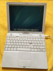 Apple iBook G4 A1133 ( 1.33 Ghz , 768 MB , 40 GB ) - cu defecte foto