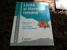 Manual de limba si literatura romana, clasa a XII-a, Ed. Corint, E. Simion foto