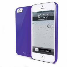 Husa Protectie Spate Muvit MUBKC0602 mov lucios pentru Apple iPhone 5 foto