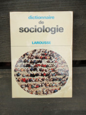 DICTIONNAIRE DE SOCIOLOGIE - LAROUSSE foto