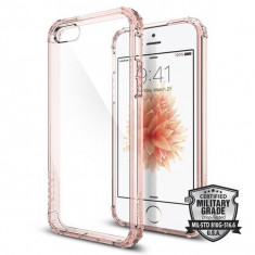 Carcasa Spigen Crystal Shell for iPhone 5/5S/SE, Rose Transparent foto