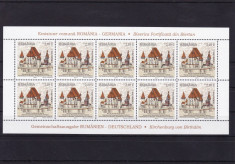 ROMANIA 2011 LP 1916f EMIS. COM. ROM-GERM. BISERICA FORTIFICATA BIERTAM MNH foto