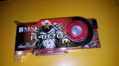 12B.Placa Video MSI Radeon HD 4870 512MB GDDR5-256Bit,PCI-e,DX10,2xDVI foto