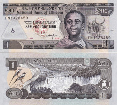 ETIOPIA 1 birr 2006 UNC!!! foto