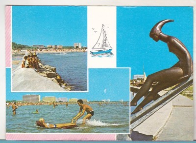 bnk cp Litoral - Vedere - necirculata - marca fixa foto