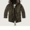 ABERCROMBIE &amp; FITCH SHERPA LINED PREMIUM FISHTAIL PARKA