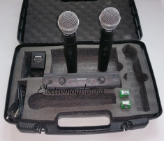 Set microfoane profesionale Shure fara fir foto