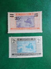 Franta colonii Mauritania supratipar - nestampilate MNH foto