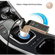 Car Kit auto Bluetooth wireless modulator FM Handsfree Usb Mp3 player foto